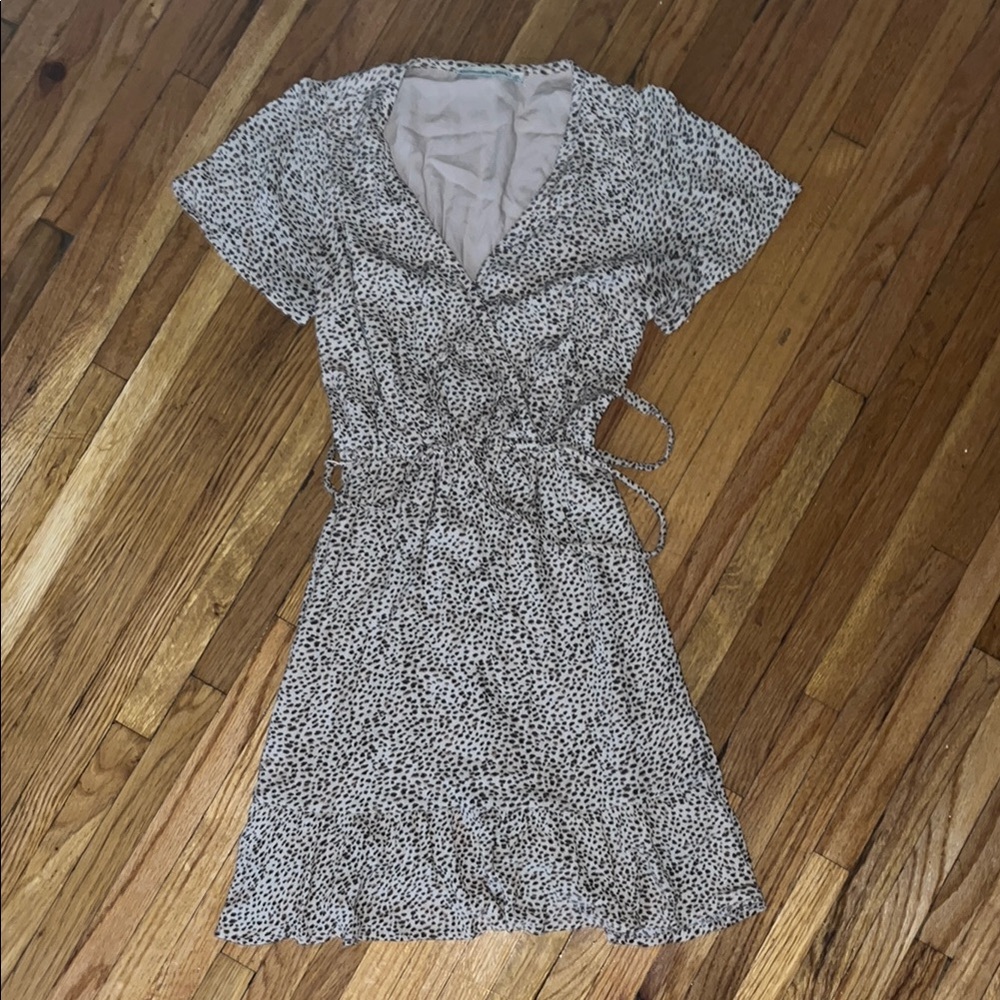 A&F Cheetah Wrap Dress